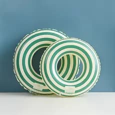 Aidoer novo estilo crianças engrossado listrado anel de natação inflável brinquedo água bebê axilas anel influenciador a