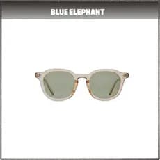[Elefante Azul] Óculos De Sol Da Moda Coreana ANDY-S Carne/Coreanos/Armação Quadrada Arredondada Por [JOMI_KOREA]
