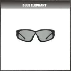 [Elefante Azul] Óculos De Sol Da Moda Coreana Preto Fosco FLOW/Por [JOMI_KOREA]