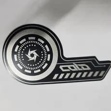Radiador com placa de distribuição uniforme de calor, marcação preta tipo pistola com adesivo, radiador semicondutor dis