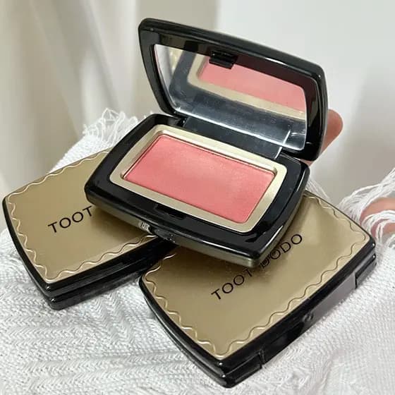 [Estoque pronto] Fio macio rejuvenescedor blush creme blush roxo blush azul brilho Natural expansão pó reparador de cor