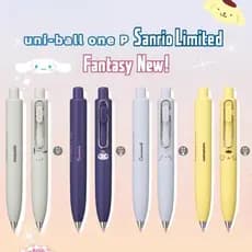 Caneta Uni One Pocket Sanrio Character Edição Limitada 0.5 Tinta Preta