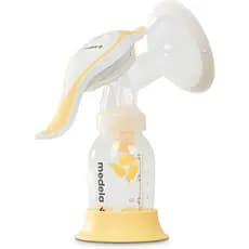 Bomba Tira-Leite Manual Medela Harmony, Design Suíço Compacto com Protetores Flexíveis PersonaFit e Tecnologia de Expres