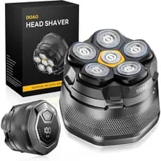 Aparelhos de Barbear para Homens, à prova d'água IPX7, Lâminas de Aço Magnéticas Auto-Afia-As-Próprias 6D, Barbear Suave