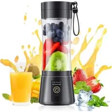 Liquidificador Pessoal Portátil Sem Fio - Mini Liquidificador para Fazer Smoothies e Shakes, Copo de Viagem de 380ml Liv