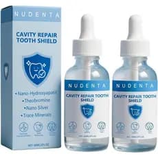 Nudenta Odontic Repair, Líquido Protetor Dental para Cura de Cáries, Complexo de Remineralização com Nano Hidroxiapatita