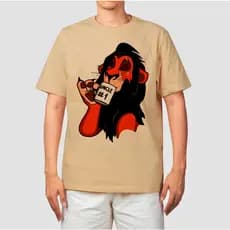 Camiseta Camisa Rei Leão Scar Tio Número 1 Simba Filme anime desenho