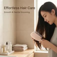 Escova de cabelo autolimpante, escova de cabelo retrátil para mulheres, pentes de massagem com airbag para cabelos gross