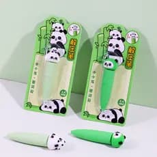 [Estoque pronto] Keqijia Panda Forma Caneta Gel Caneta de Descompressão Criativa Caneta de Gel Fofa de Alto Valor Estuda