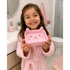 Suporte para Sabonete Gatinho | Porta Sabonete Decorativo 3D | Organizador para Banheiro Envio Rápido