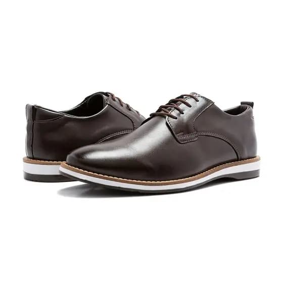 Sapato Social Masculino Derby Oxford Laboshoes Elegante Confortável Marrom Café Preto