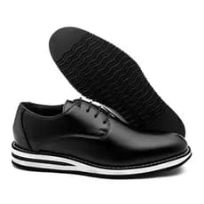 Sapato Masculino Oxford Derby  Social Igreja Advogado Couro Esporte Fino Elegante Confortável Super Leve