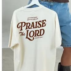 Camiseta Unissex Deus Jesus Praise The Lord Religiosa
