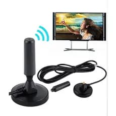Antena Digital HDTV 3.5 dBi Interna e Externa com Imã 5m