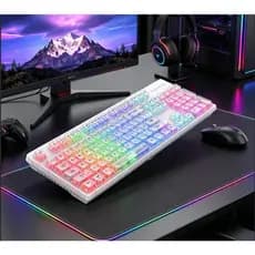 Teclado gamer mecânico transparente L1000