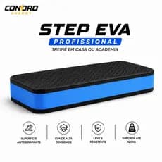 Step Academia 60x30x10cm EVA Fitness Antiderrapante Aeróbico Funcional Exercícios Treino CondroEnergy