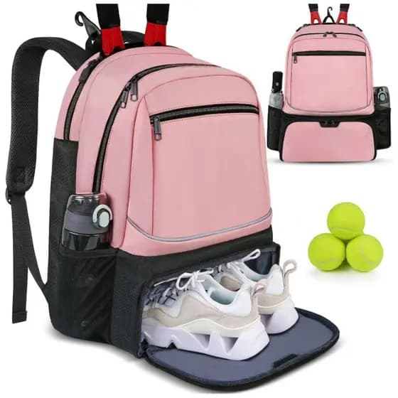 Estoque pronto Cross-Border venda quente saco de raquete esportes raquete mochila grande capacidade viagem em camadas sa
