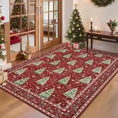 [Novo produto] Decoração de Natal Tapete de sala de estar Antiderrapante resistente ao desgaste Varanda Sofá Cobertor Qu