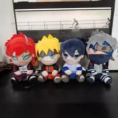 Brinquedo de pelúcia Naruto sentado, brinquedo de pelúcia Naruto Kakashi Sasuke Gaara