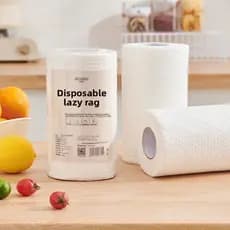 Pano preguiçoso de cozinha, descontaminação não oleosa, toalha de prato descartável espessada, absorve água, toalha de p