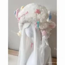 Novo produto: Chapéu de cordeiro fofo feito à mão pela Ayan, chapéu com proteção para as orelhas, chapéu de pescador que