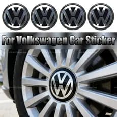 65mm Para Volkswagen Tampas Do Cubo Da Roda Carro Centro Capa Emblema Adesivo Universal Volante Hubcap Peças De Automóve