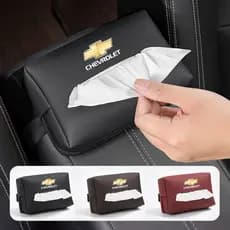 Caixa De Tecido Do Carro Couro Toalha De Papel Saco De Armazenamento Acessórios Para Chevrolet Spark Captiva Cruze Malib