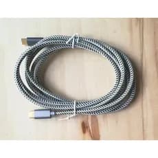 Cabo de dados Usb para tipo C Cabo de carregamento rápido 3a para celular 2m em negrito com escudo