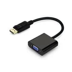 Eagle dp para vga Conversor fêmea displayport padrão para vga Interface DP para cabo de conversão VGA