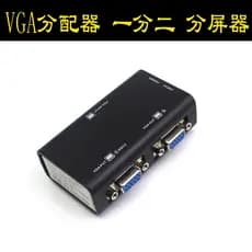 Divisor Vga Dispositivo de tela de um a dois pontos Monitor de Host de computador Frequência dividida Cabo de vídeo um e