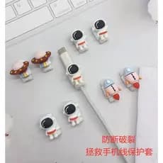 Titular do cartão cabo de dados capa protetora anti-quebra adequado para Huawei vivo Xiaomi oppo Android carregamento ca