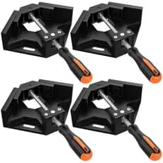 Braçadeira De Ângulo Reto , Housolution [4 PACK] Alça Única 90 ° Canto De Liga De Alumínio , Braçadeiras Para Mandíbula