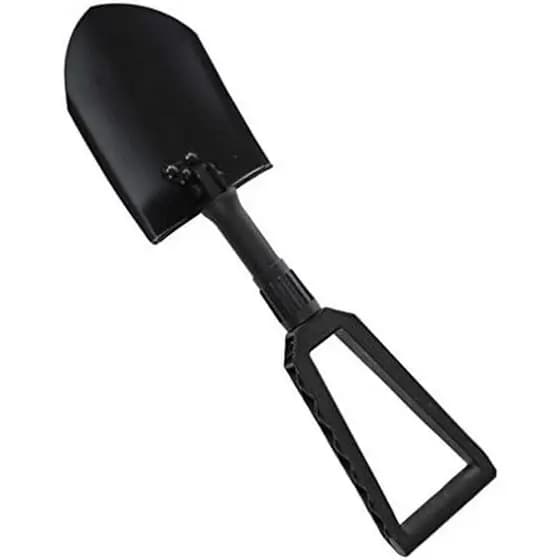Pá Tripla Preta Estilo Miltec US Com Tampa-GEN II