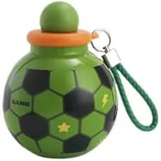 Copo Isolado Para Bola De Futebol-Garrafa De Água De Aço Inoxidável Com Design 3D De 14 Onças/400 Ml Alça & amp ; Palha