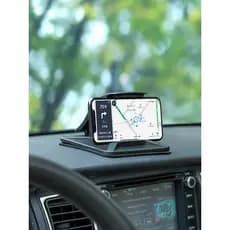 Suporte do carro do telefone móvel navegação ventosa Base Silicone Anti-deslizamento almofada instrumento do carro Conso