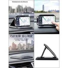 Suporte para celular para carro, Console central, instrumento, Base de Silicone, almofada antiderrapante, ventosa, naveg