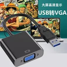 Interface conversora de cabo USB3.0 para VGA HD usb para vga Adaptador multitela Projetor de exibição de cabo