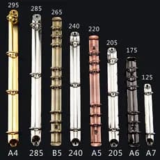 [Cabelo liso de fábrica] Fichário a4a5a6a7b5 Fichário de Metal para Notebook