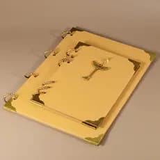 [Capa de papel Kraft Vintage com pingente de chave] A4A5 destacável concha de livro de folhas soltas perfuradas manual d