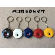 Material importado fita métrica de plástico chaveiro Mini pequena fita métrica Bodysuit régua fita métrica régua macia r