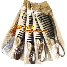 Pente de ondulação de cabelo longo importado da Coreia, pente de cabeleireiro, pente de concha de dente grosso, pente de