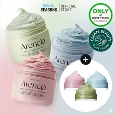 [Arencia] Limpador De Bolo De Arroz Artesanal Fresco 120g + 15g Pacote Especial Para Presente (3 Tipos) [Envio Da Coreia