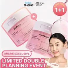 [Biodance] Almofada De Toner De Hidrogel De Biocolágeno 60 Folhas (1 + 1 Pacote Duplo De Mega Valor) [Envio Da Coreia]