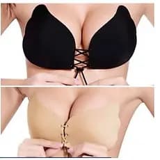 Sutiã Invisível Sem Alças Invisível Auto-Adesivo Strapless Gel Sólidos Colarinho Pushes Up Underwear Mulheres 0025