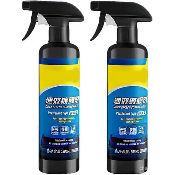 Soparmi Car Coating Spray é um agente de revestimento de ação rápida, um spray de limpeza e enceramento de carros sem CP