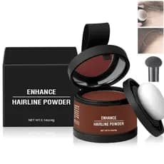 Pó Mágico Universal Waverloo, usado para disfarçar as raízes do cabelo, cobrindo instantaneamente os cabelos grisalhos,