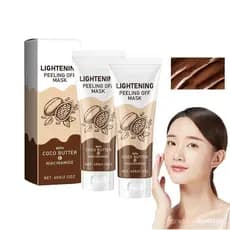 Máscara Peel-Off Clareadora Adera, Máscara Peel-Off Instantânea com Niacinamida, Máscara Peel-Off Adera Lg com Chocolate