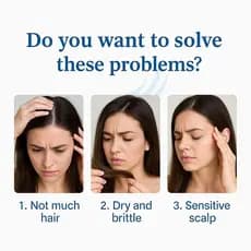 Roarin Hair Care Essence Roll-On, usado para promover o crescimento capilar e reduzir a queda de cabelo, adequado tanto