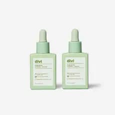 Divi Scalp Serum Duo, Sérum Clinicamente Testado para Queda de Cabelo e Saúde do Couro Cabeludo, Pacote de Férias (2 x 3