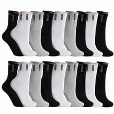 Kit 12 Pares de Meias Cano Longo Algodão Unissex Menino Menina MESCLADAS - Conforto e Estilo